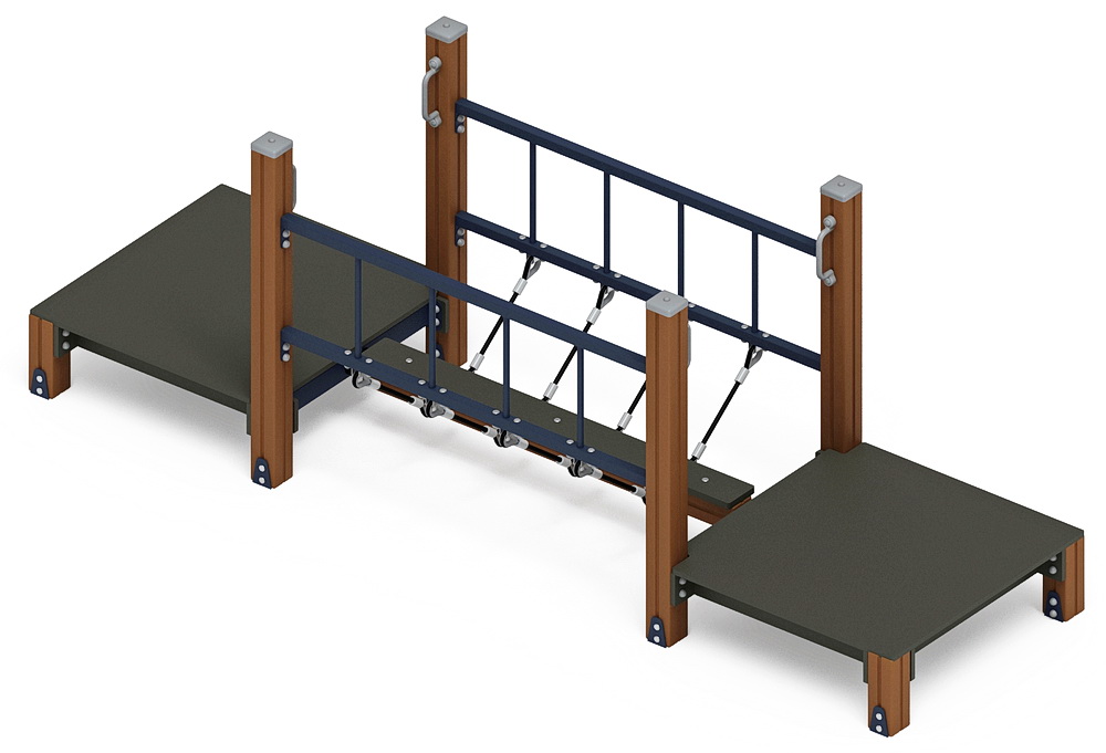 Спортивная серия детской площадки для младшего возраста СК 1.01.14-01