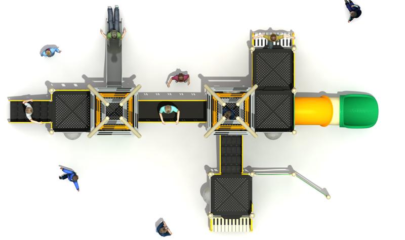 Детская игровая площадка Air-Gym Play Фортепиано WD-YY101, Музыкальная серия