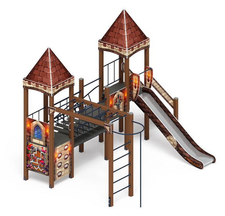 ЗАМОК детский игровой комплекс ДИК 2.18.01-02 (H=1500)
