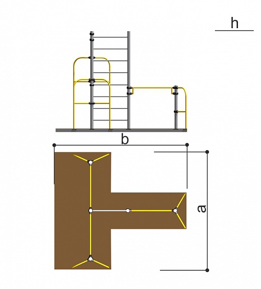 Турник на раме (без настила) Romana 204.26.00