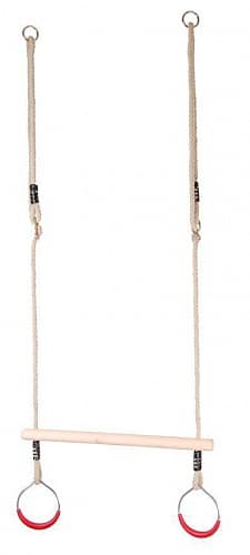 Деревянная трапеция с круглыми кольцами IgraGrad