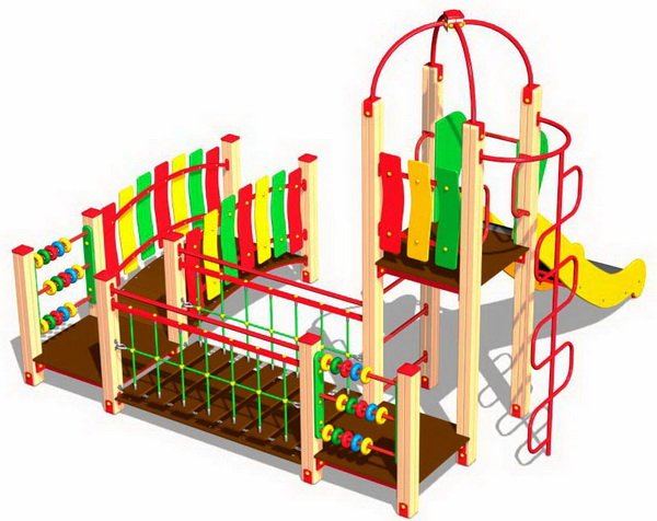 Детский игровой комплекс ZION Красная панда (КД006)