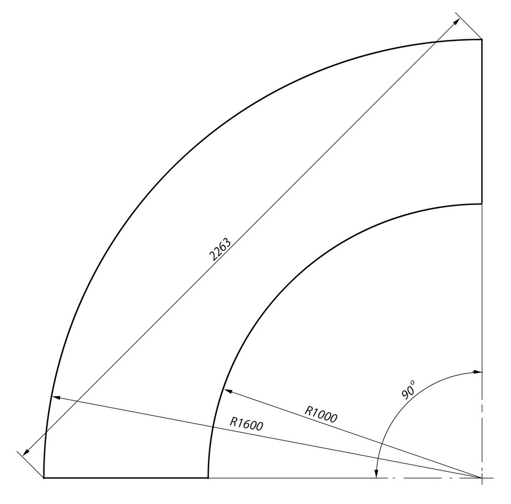 Скамья ОНДА бетонная С-66-R100