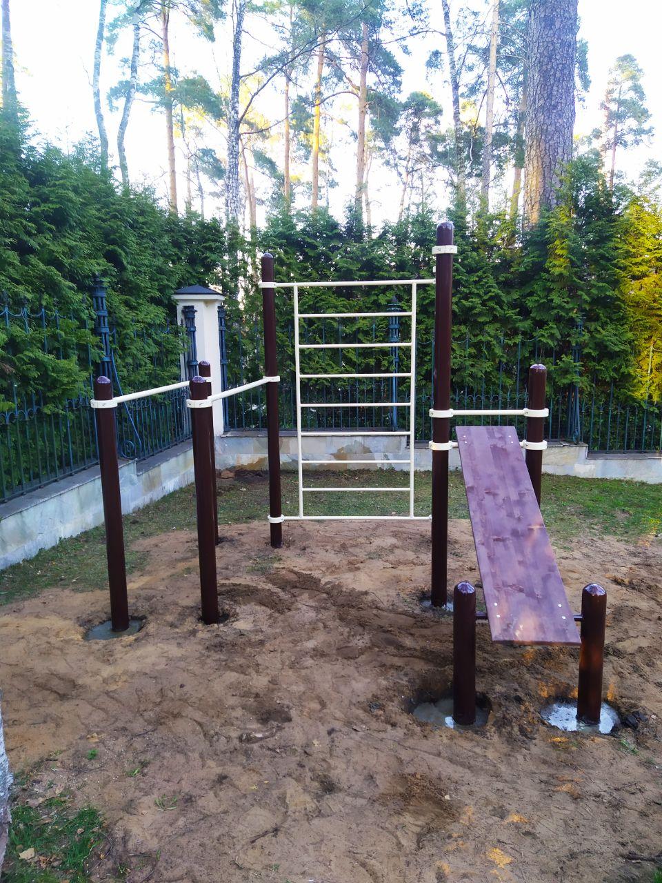 Комплекс турник, брусья, скамья для пресса, шведская стенка  Air-Gym YSK60