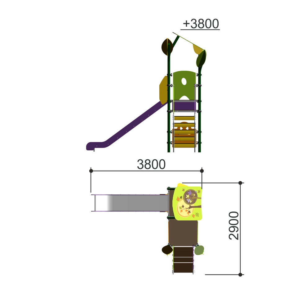Игровой комплекс Осень-мини «Romana 101.60.00»
