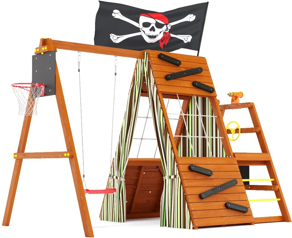 Спортивный домик Савушка База mini 2 с качелями