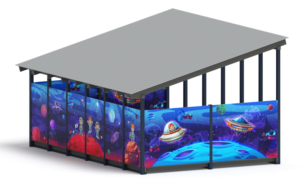 Теневой навес (Космопорт. Космос) МФ 71.6.4-08