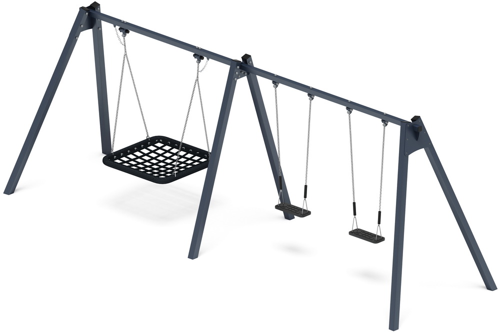 Качели М3 тройные ИО 13.М.06.03.03.01 (графит)