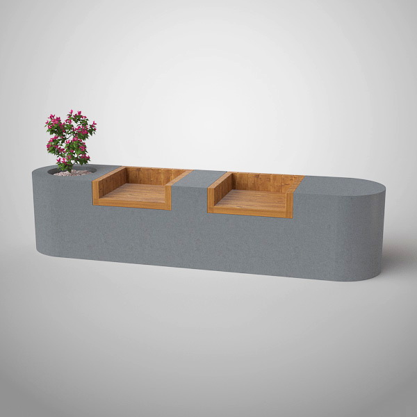 Скамья бетонная С-88