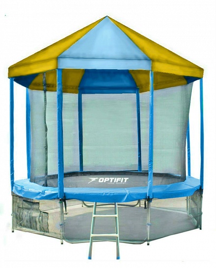 БАТУТ OPTIFIT LIKE BLUE 16FT С КРЫШЕЙ