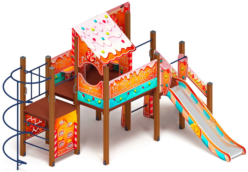 ТЕРЕМОК детский игровой комплекс ДИК 2.07.01-02 (H=1200)