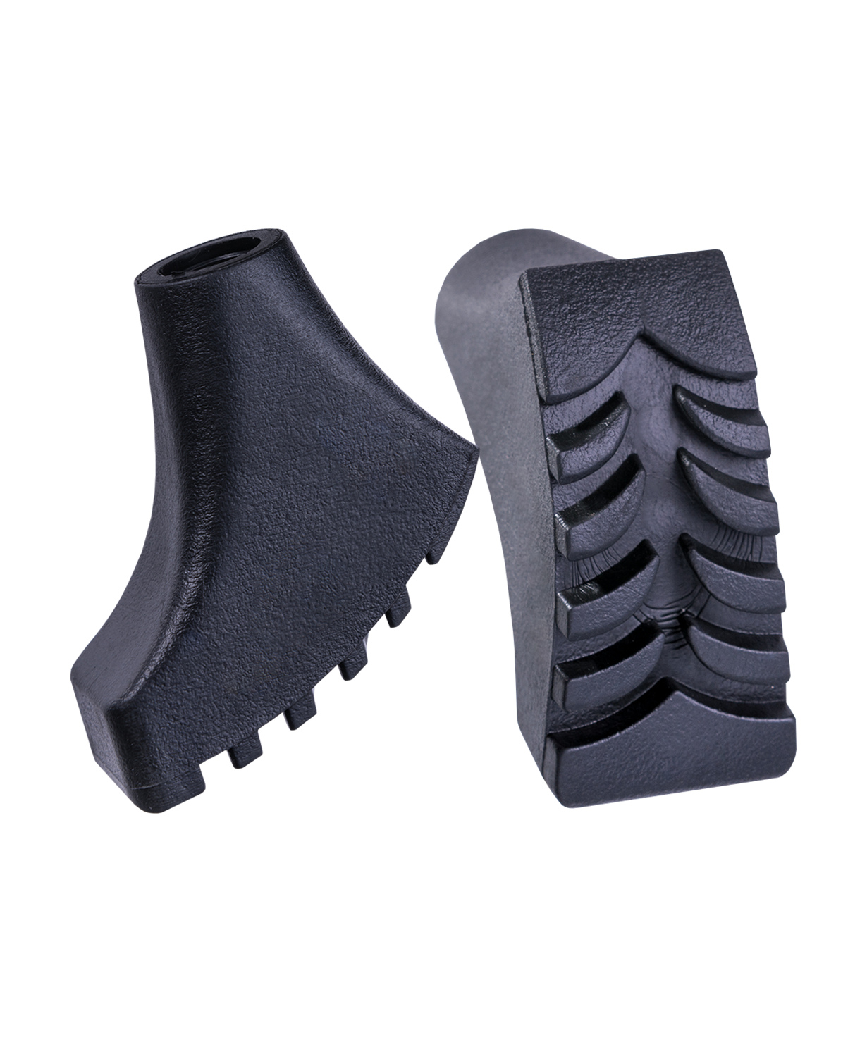 Комплект наконечников для скандинавских палок, 2 шт., чёрный