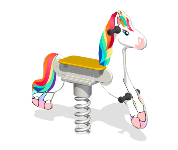 Качалка на пружине для детской площадки Пони  КБ-39.1