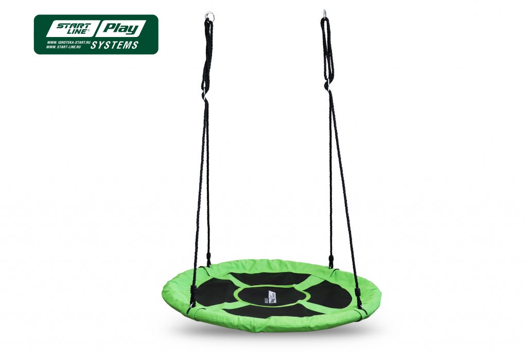 Качели деревянные SLP SYSTEMS (2 секции: качели-гнездо, сиденье гибкое)