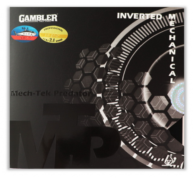 Накладка на ракетку для настольного тенниса GAMBLER Mech-Tek Predator medium 2,1 black