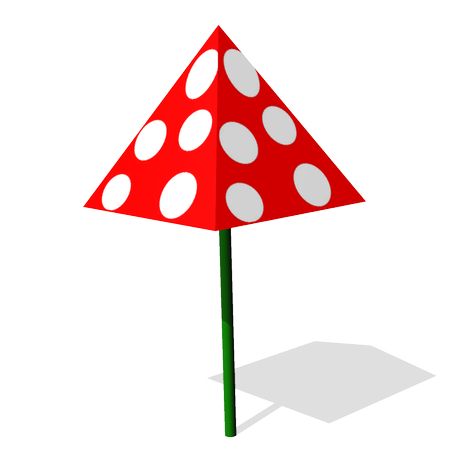 Грибок для песочницы ZION Мухомор (П009)