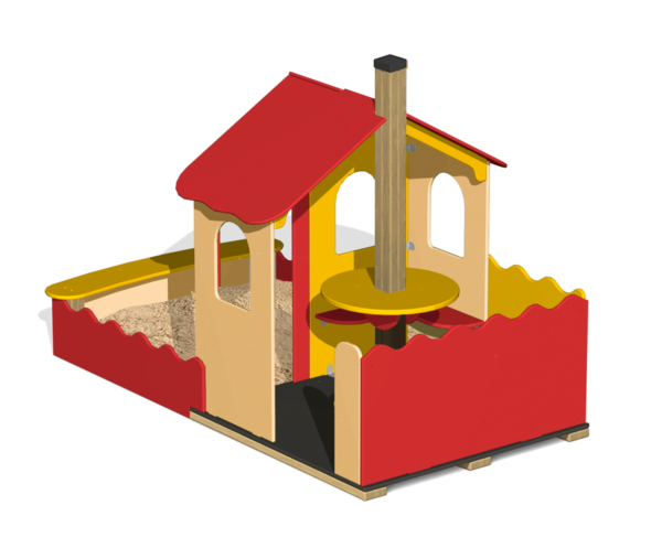 Домик с песочницей Комбо ПС-59.2