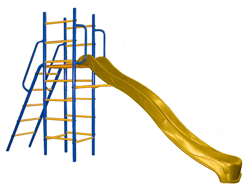 Уличный детский спортивный комплекс Kampfer Super Descent (красный)