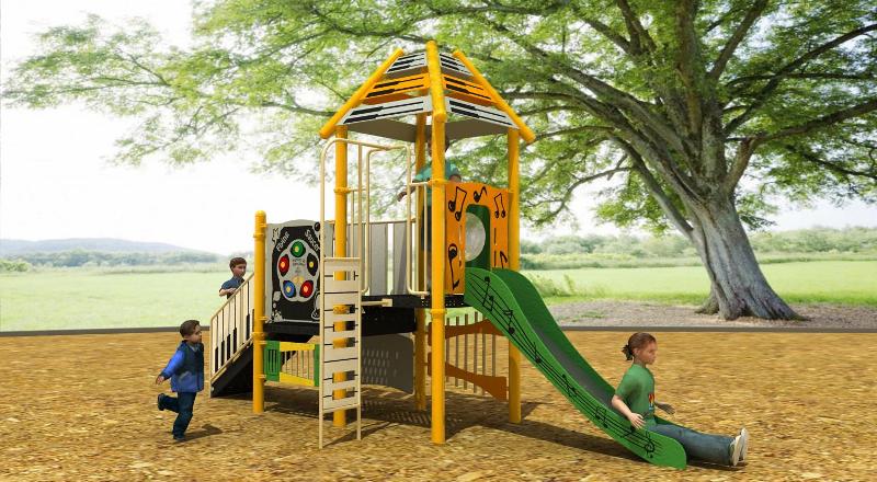 Детская игровая площадка Air-Gym Play Гамма WD-YY105, Музыкальная серия