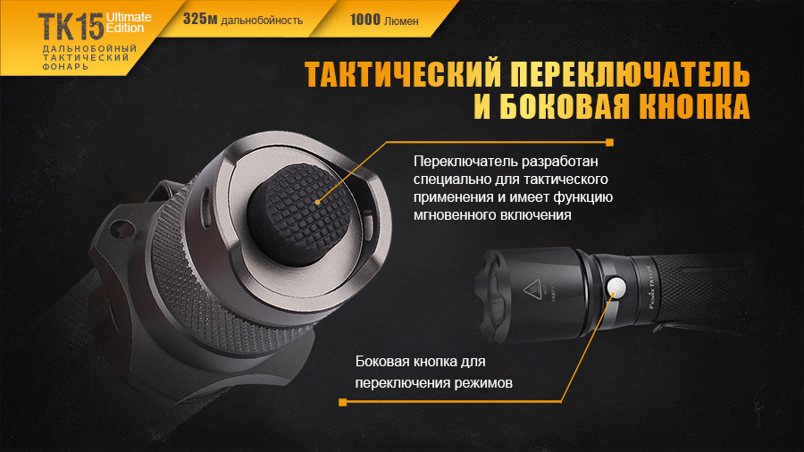 Фонарь Fenix TK15UE 2016 bk