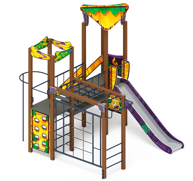 ВОЛШЕБНЫЙ ГОРОД детский игровой комплекс ДИК 2.19.05-01 (H=1500)