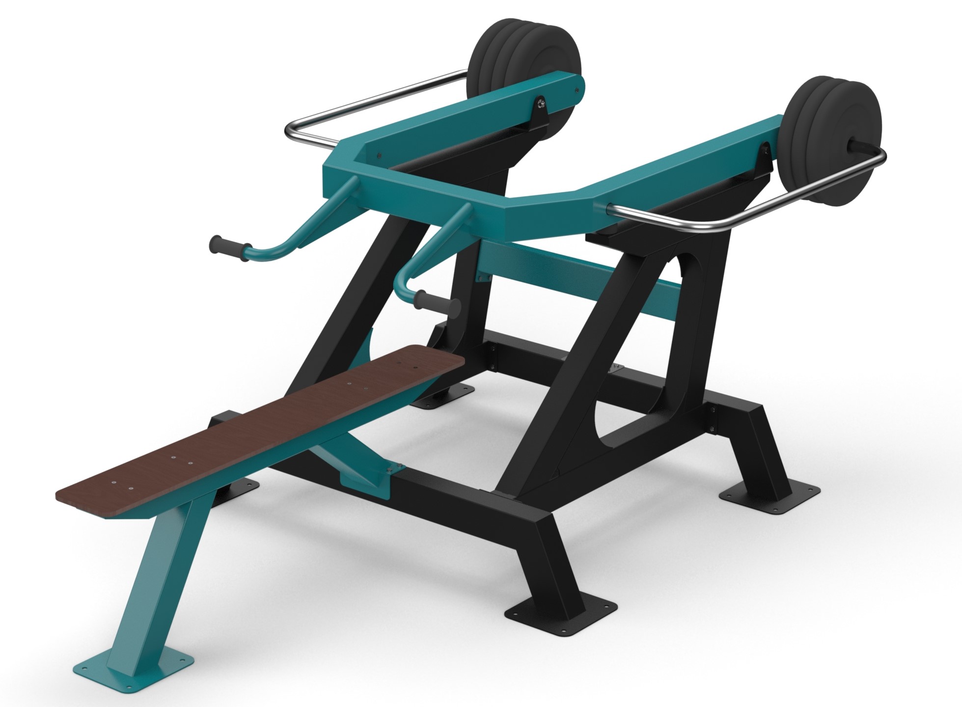 Уличный тренажер Жим от груди лежа Air Gym YTN7