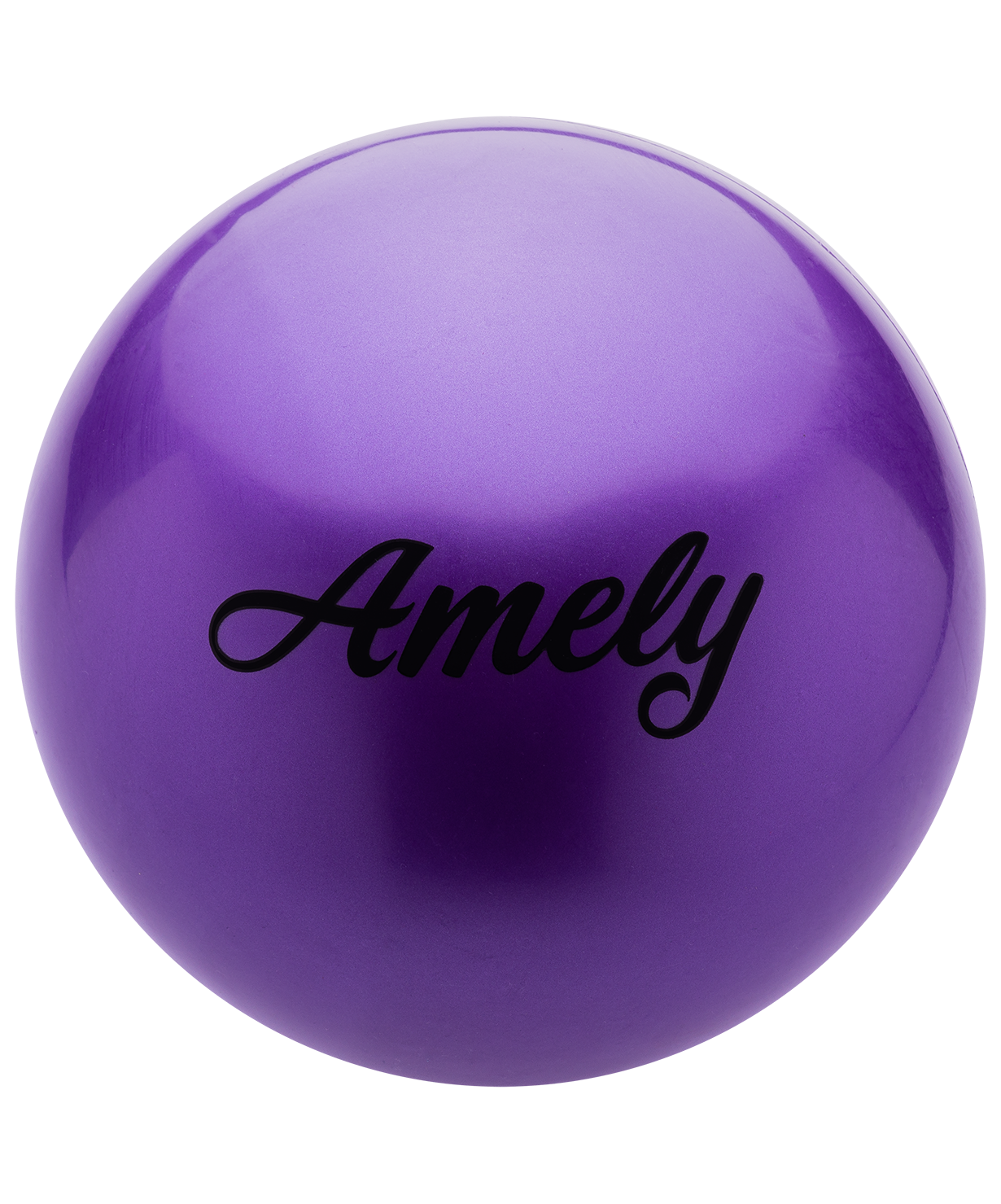 Мяч для художественной гимнастики AGB-101, 19 см, фиолетовый