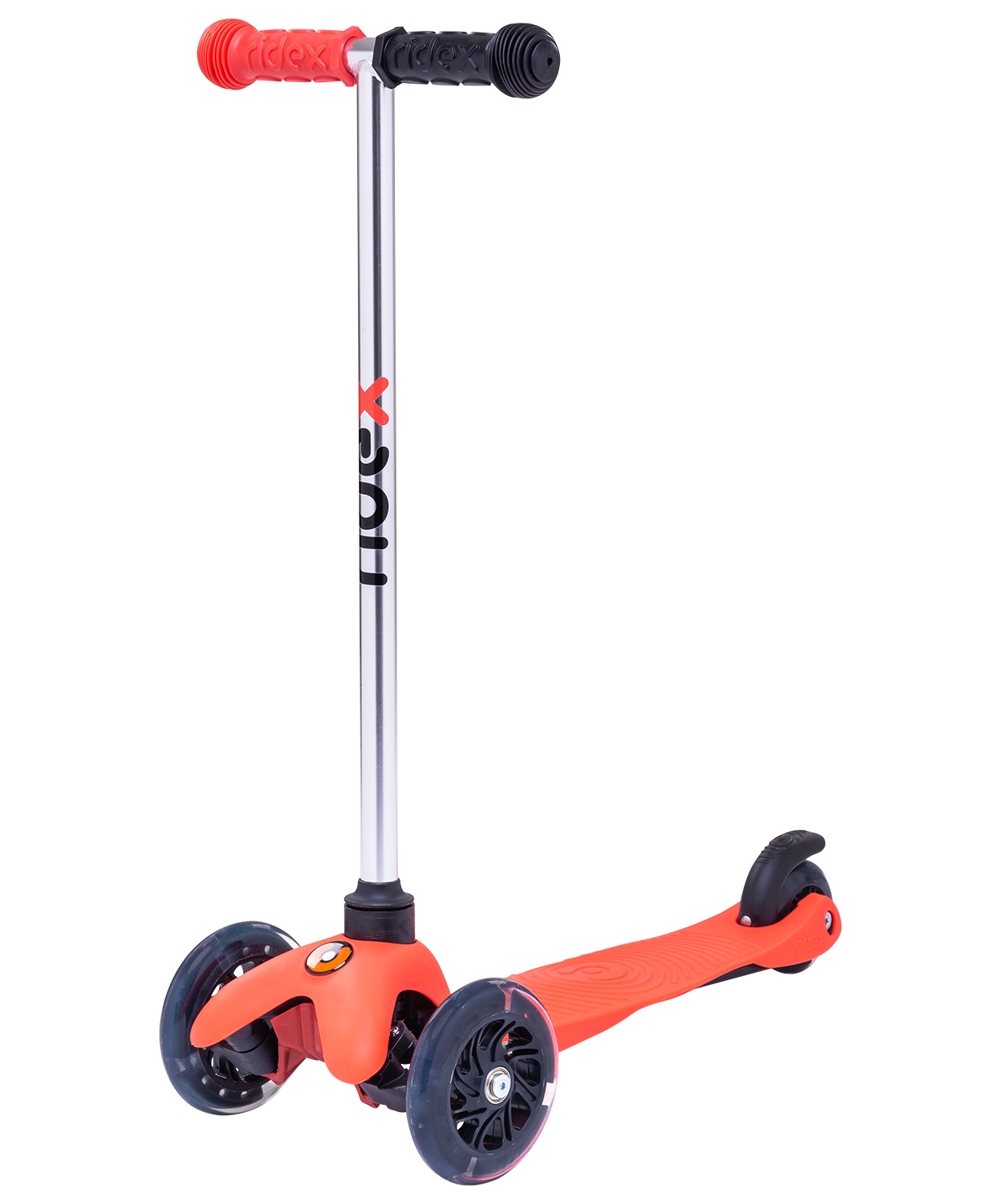 Самокат 3-колесный Zippy 3D, 120/80 мм, красный