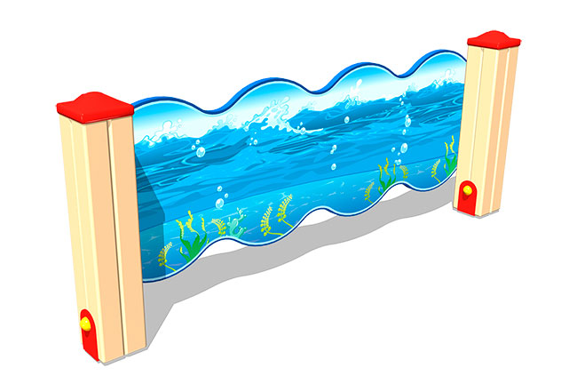 Ограждение детской площадки ZION Морское царство У1 (ОГД054)