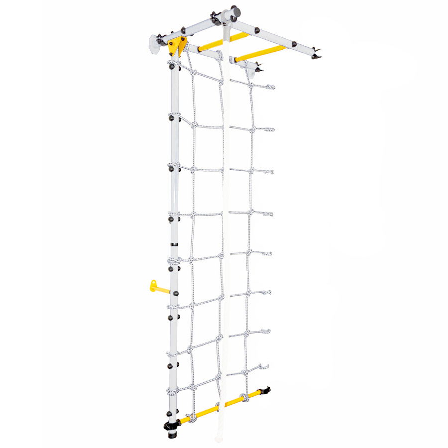 Рукоход-Лайт Юный Атлет с сеткой белый/желтый