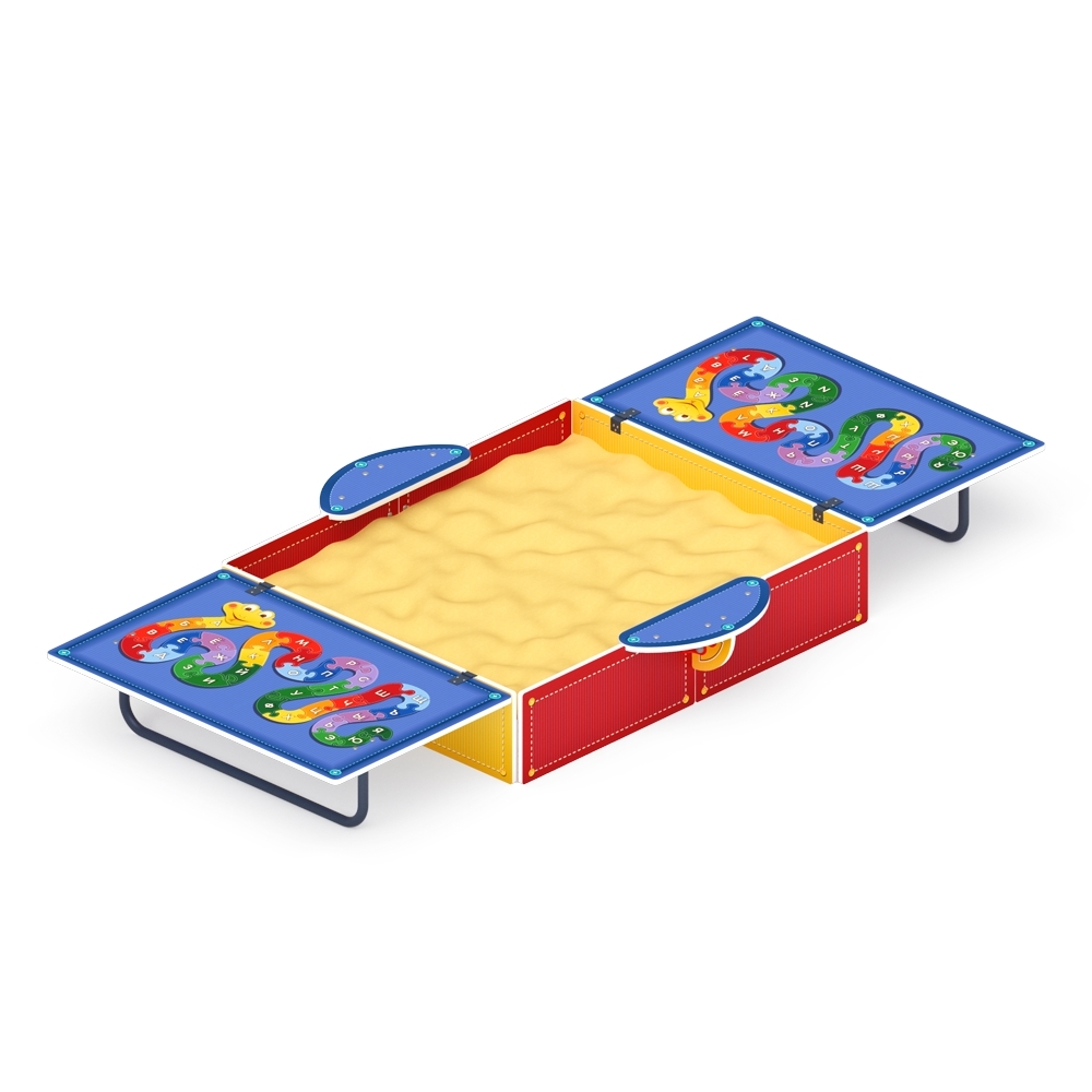 АЗБУКА песочница с крышкой (крупная) ИО 5.01.11-05