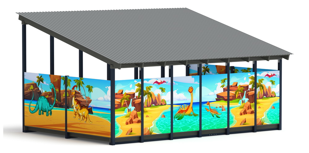 Теневой навес (Дино) МФ 71.6.4-13