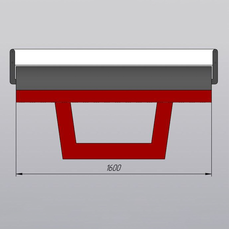 Стол для текбола из бетона