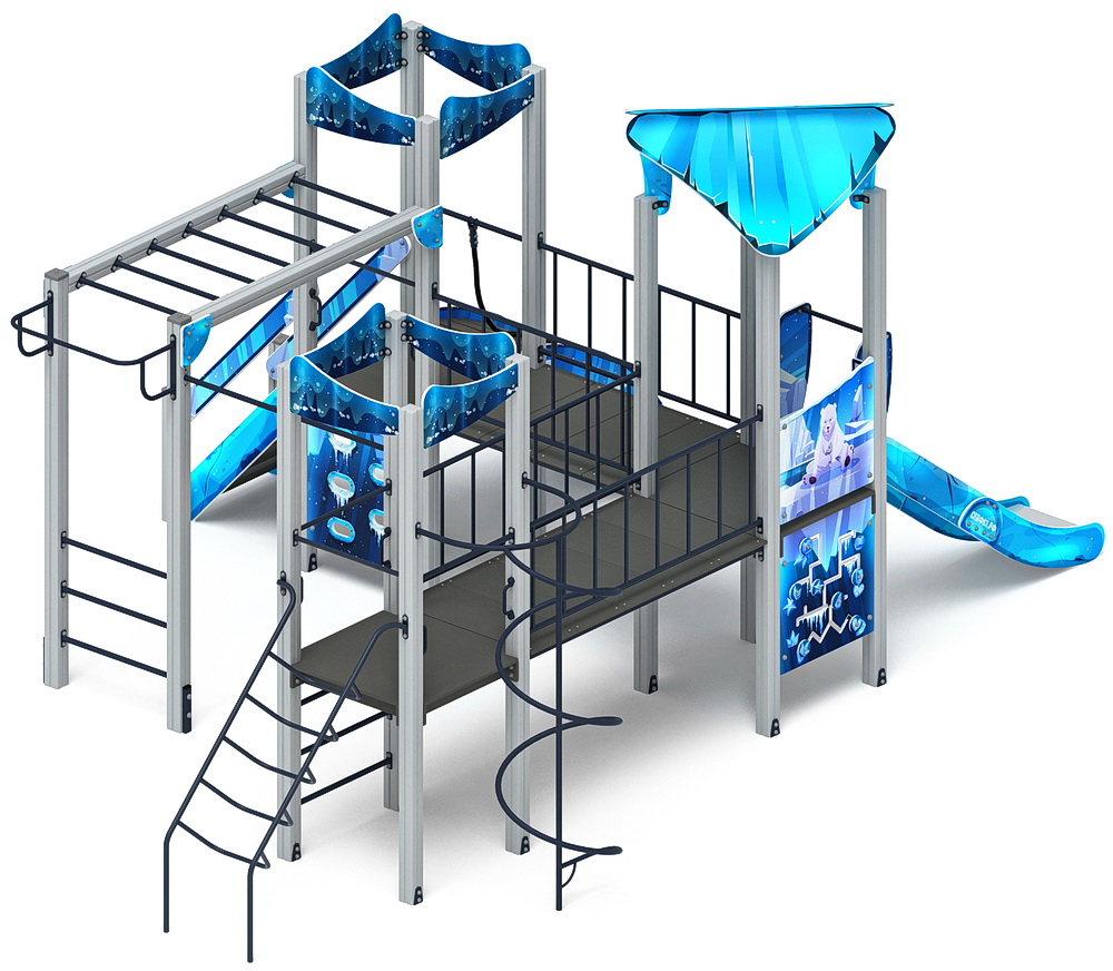 ВОЛШЕБНЫЙ ГОРОД детский игровой комплекс ДИК 2.19.02-02 (H=1200)