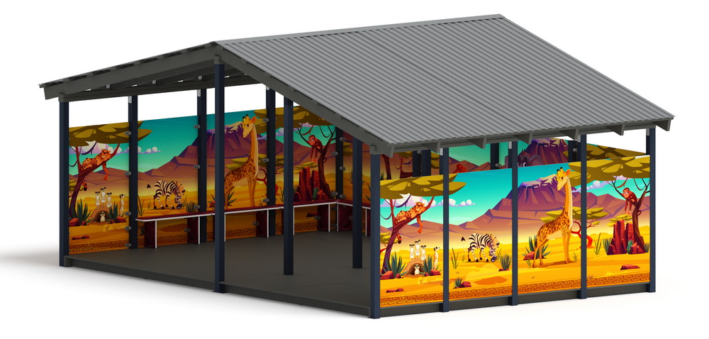 Теневой навес (Сафари) МФ 70.6.4-10