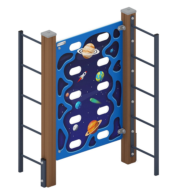 СТЕНКА ДЛЯ ЛАЗАНЬЯ для детской площадки Тип 1 - СО 1.20.04-02