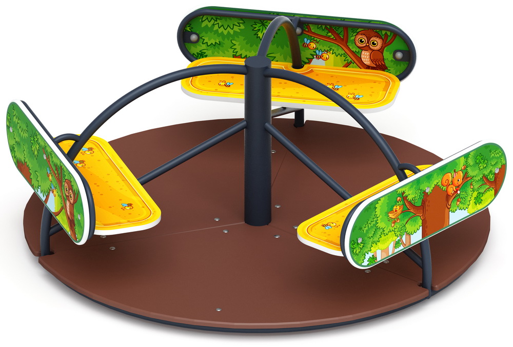 Карусель СОЛНЫШКО (Полянка) ИО 30.01.03-С.15