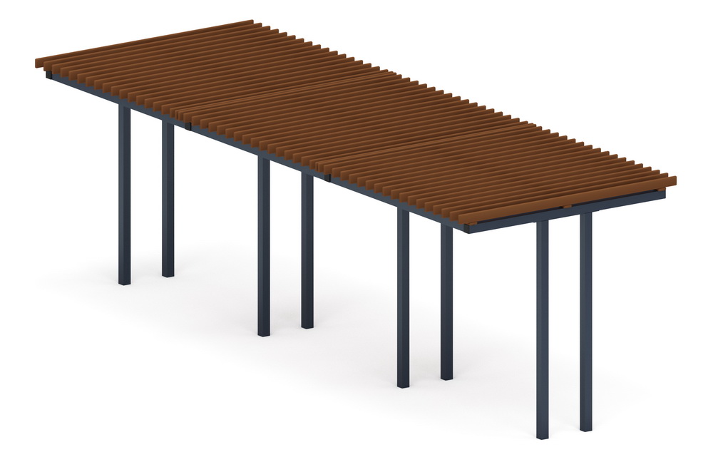 Пергола Тент (прямая) МФ 77.04.03-01 /без поликарбоната/