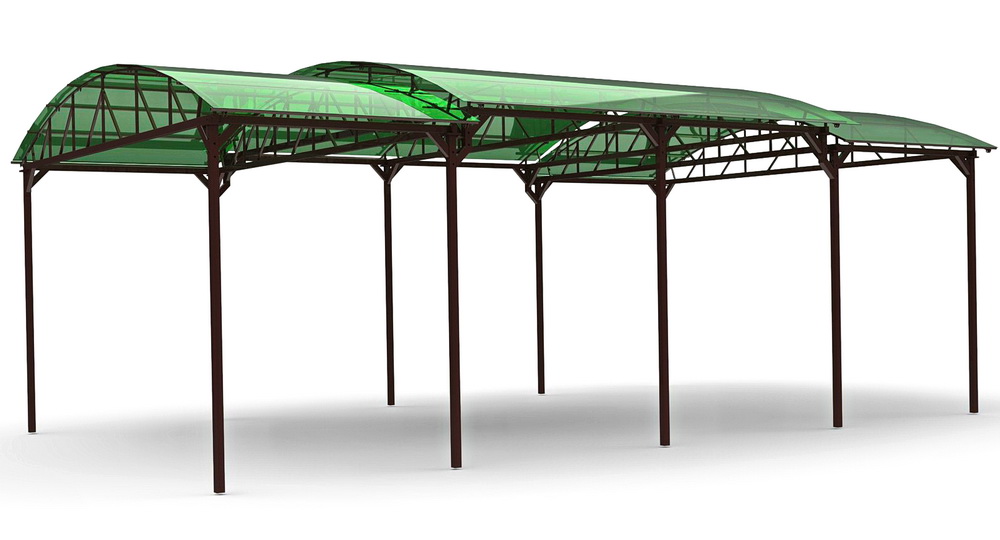 Теневой навес для спортивных тренажеров Air Gym YTN (4, 6, 8 м)