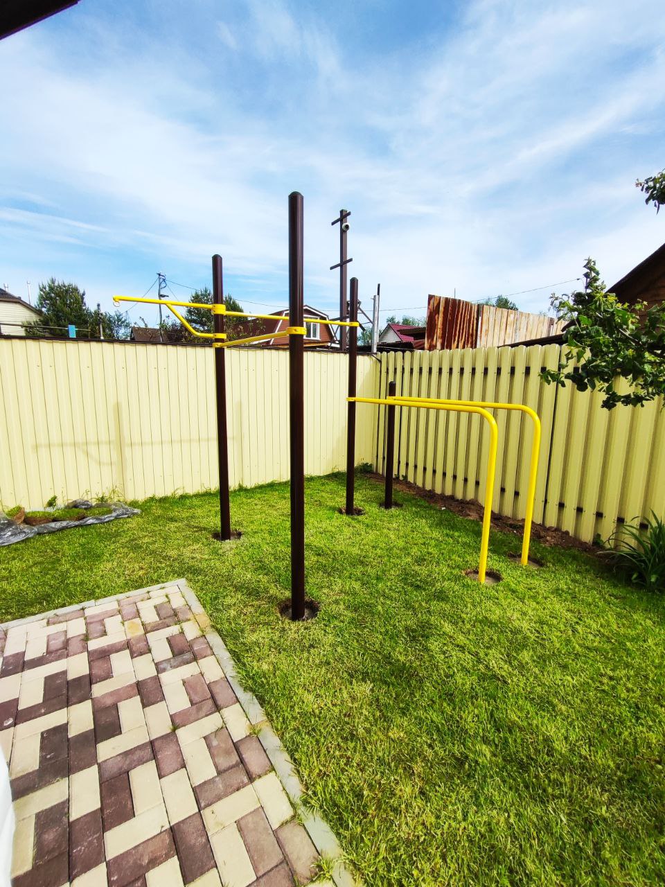 Монтаж уличного спортивного комплекса Air gym YSK107