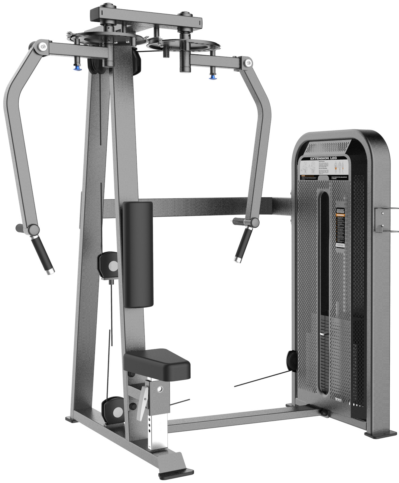 E-5007 Баттерфляй - задние дельты. Стек 109 кг