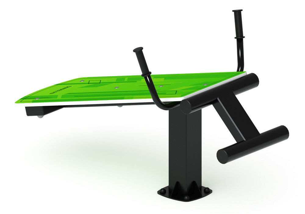 Тренажер уличный ЛАВКА ДЛЯ ПРЕССА (зеленый) СТ 002-12