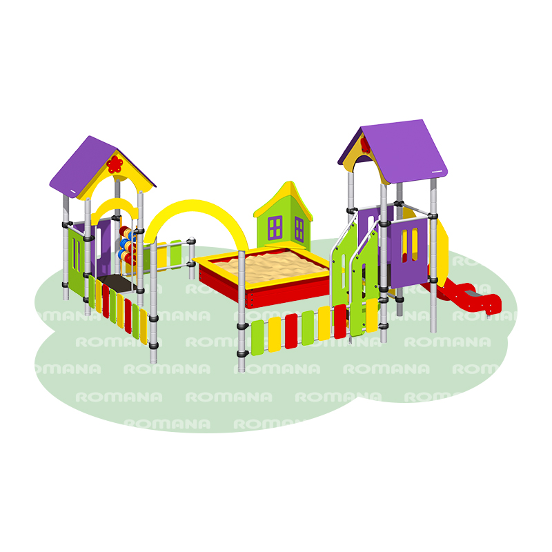 Песочный дворик с горкой «Romana 109.06.00»