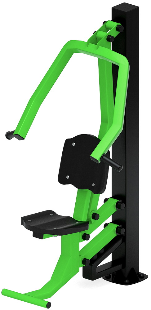 Тренажер уличный ЖИМ ОТ ГРУДИ (зеленый) СТ 006-12