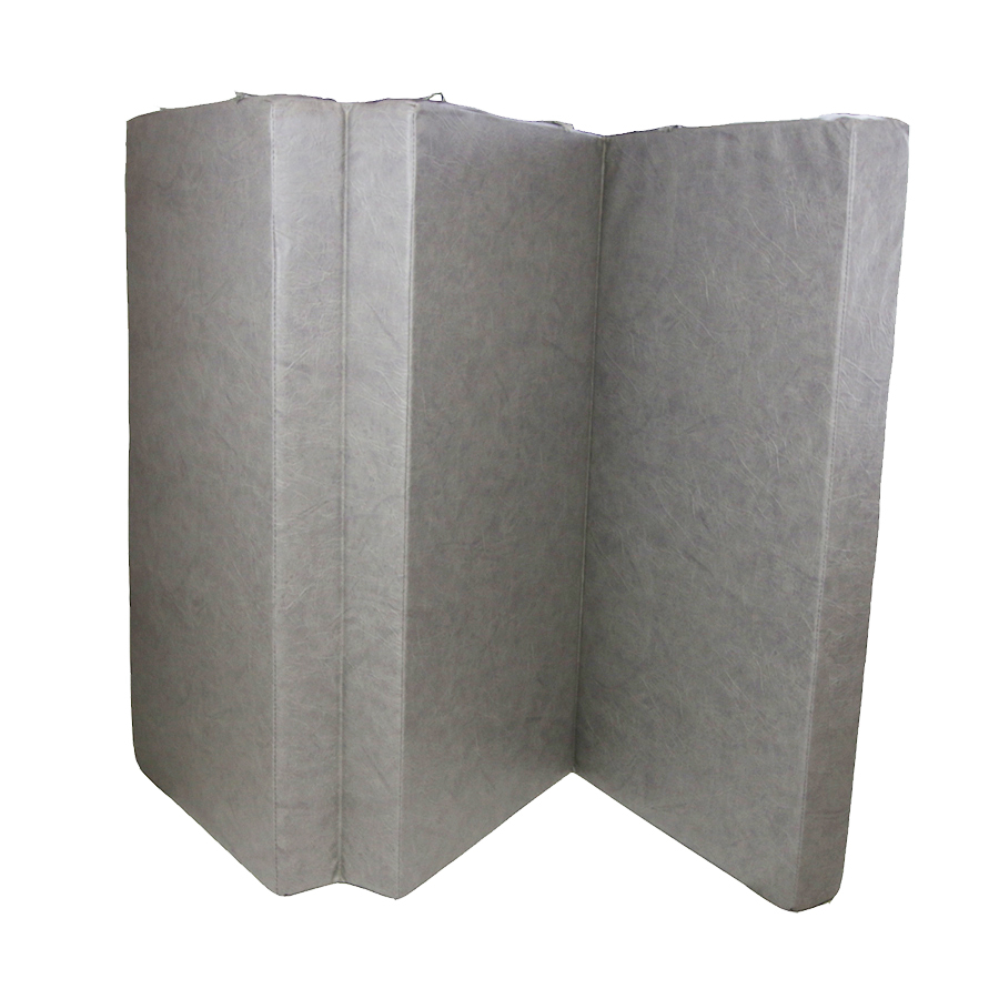 Мат №6 (150 х 100 х 10) Midzumi складной винилискожа (серый)