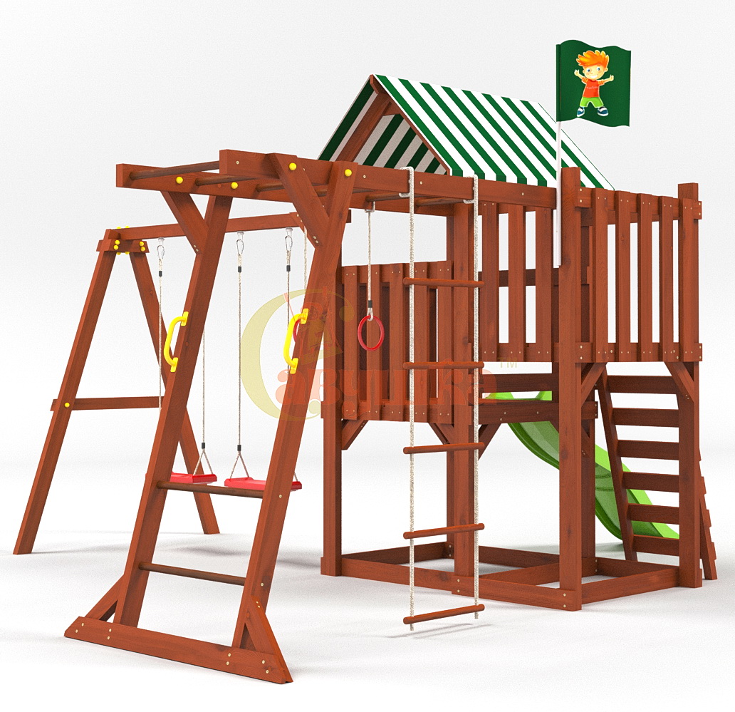 Детская площадка Савушка TooSun 4 (горка 1,7 м)