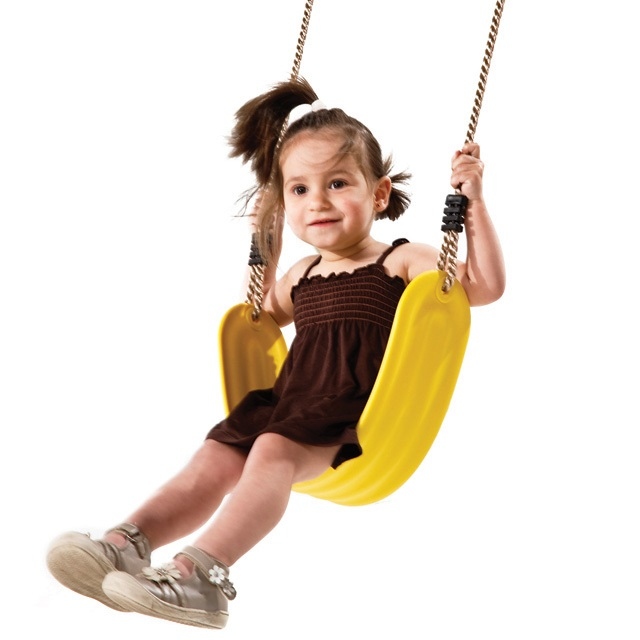 Гибкие качели. Синие