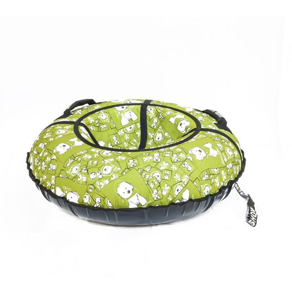 Тюбинг STANDART Собачки в зеленом 100 см