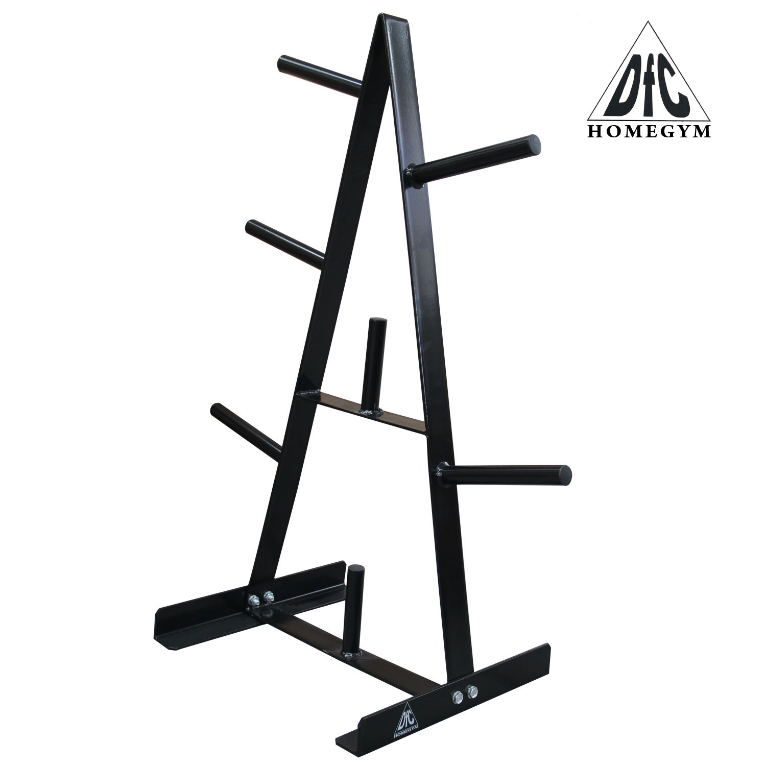 Стойка DFC Homegym RA001 для хранения дисков диаметром 25 мм - А-образная (на 7 позиций), черная