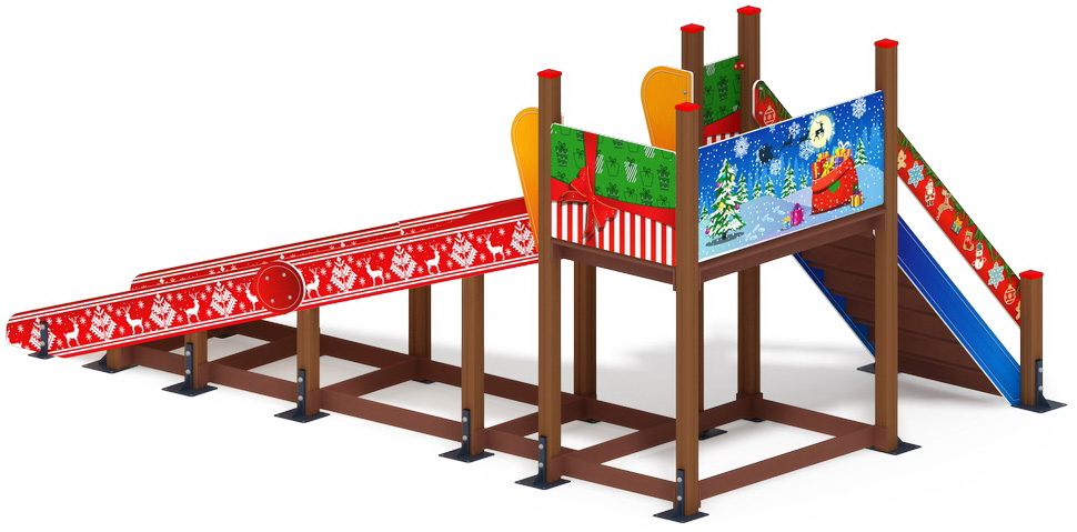 ЗИМА 1 горка (Н=1500) (Новый год) ИО 49.01.01-11